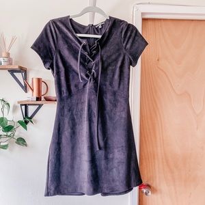 Suede LBD